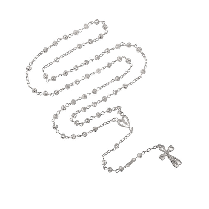 FILIGREE ROSARY - SILVER